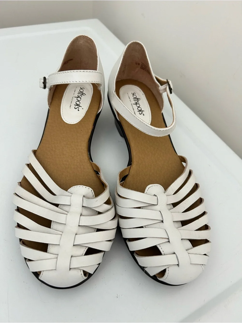 Softspots white leather